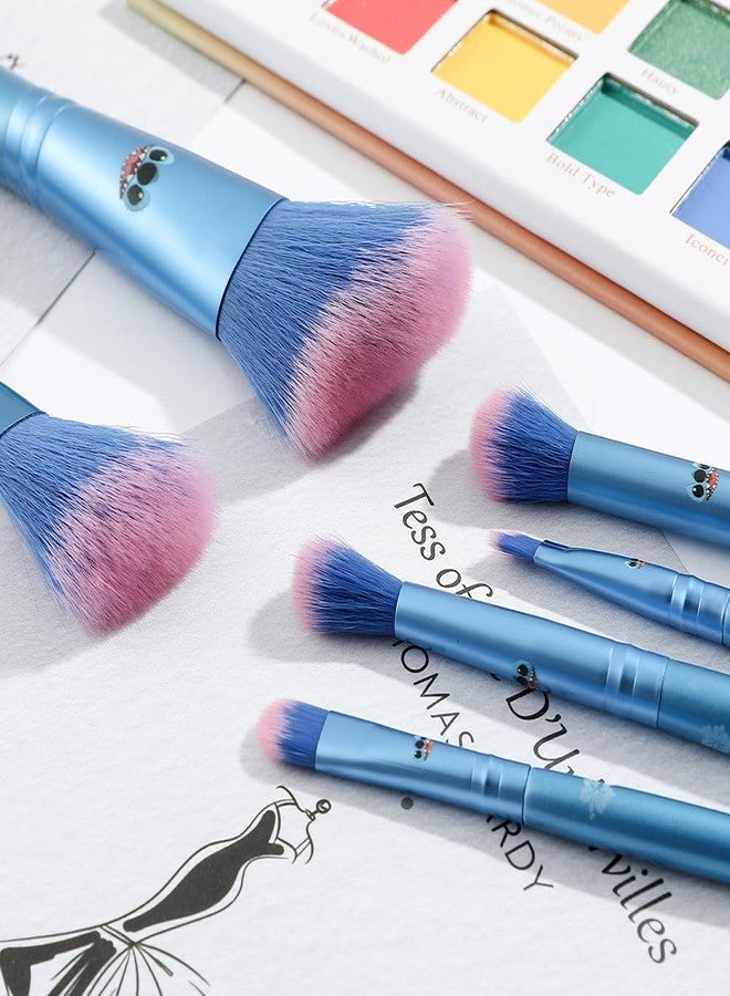 Hamowtux Stitch Stuff Stitch Gifts for Girls Makeup Brushes Gift Box Magic Eye Shadow Eyeliner Blending Lip Brush Anime Cosmetic Brush Set Collection - Image 3